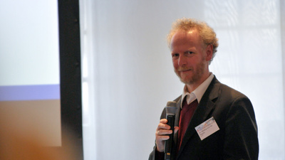 Campus Innovation 2016 & Konferenztag Digitalisierung von Lehren und Lernen Dr. Markus von der Heyde bei der Moderation
