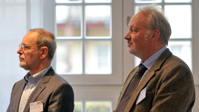 Campus Innovation 2016 & Konferenztag Digitalisierung von Lehren und Lernen Hans-Ulrich Scheel und Dr. Bernhard Krause beim Vortrag