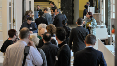Campus Innovation 2016 & Konferenztag Digitalisierung von Lehren und Lernen Teilnehmende in der Pause